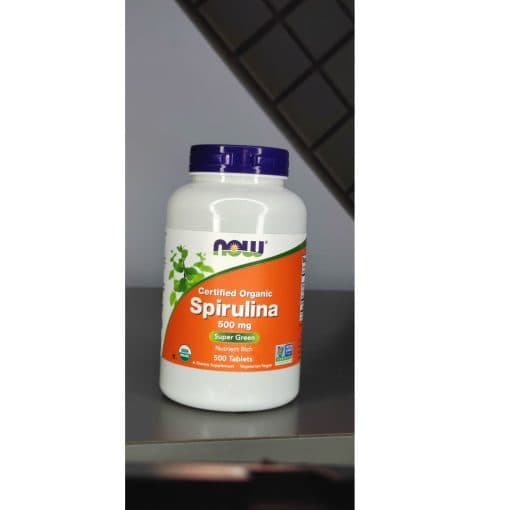 اسپیرولینا ناو 500 میلی گرم 500 عدد Now Natural Spirulina — تصویر ۵