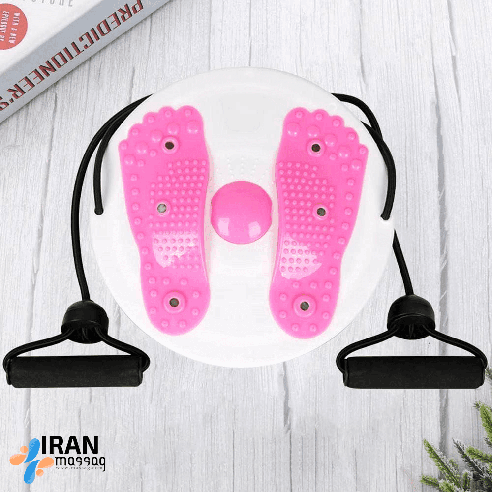دیسک چرخشی تناسب اندام طناب دار { با دسته } مدل XJ001 — تصویر ۲