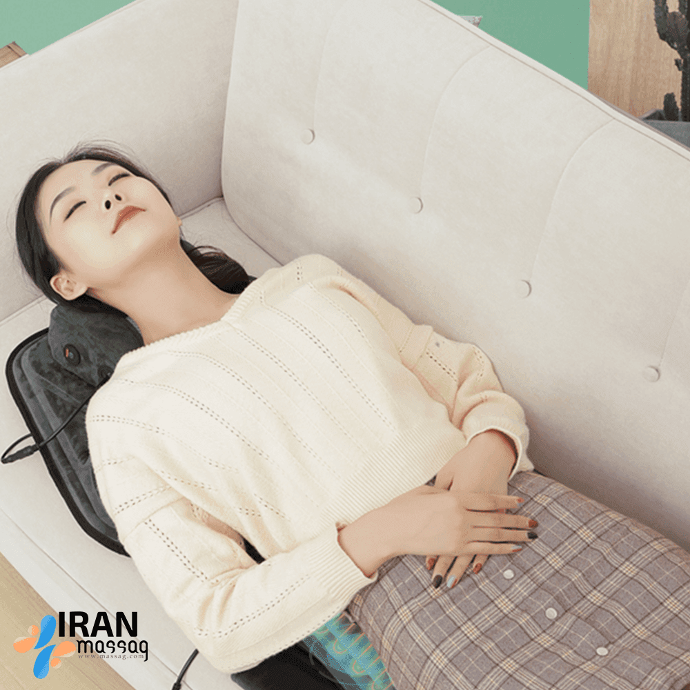 ماساژور تشکی و روکش صندلی آیجویر مدل 308D | شیاتسو کامل کمر با گرما — تصویر ۲