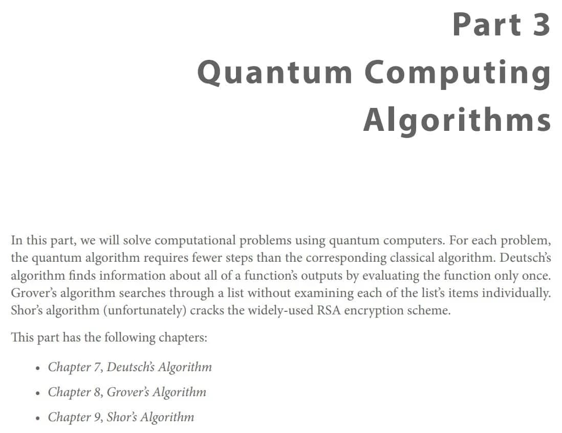 کتاب Quantum Computing Algorithms — تصویر ۴