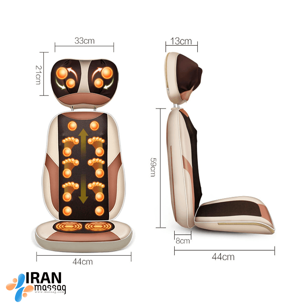 صندلى ماساژ آیجویر مدل 5582A | تجربه ماساژ 5 در 1 با طراحی هوشمند و گرمایش داخلی — تصویر ۳