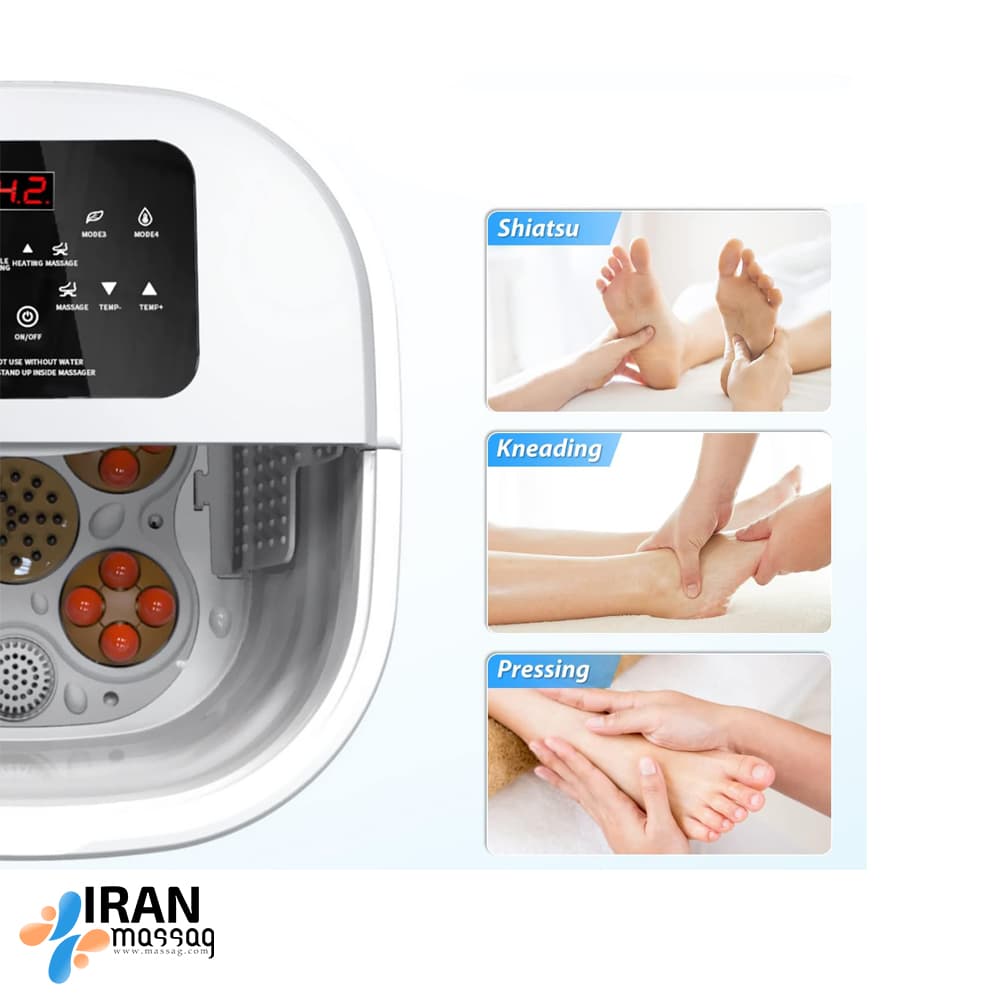 ماساژور جکوزی پا آیجویر مدل Z666-5 | تسکین درد پا، افزایش آرامش، بهبود خواب و رفع استرس — تصویر ۴