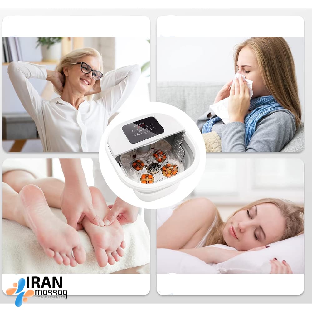 ماساژور جکوزی پا آیجویر مدل Z666-5 | تسکین درد پا، افزایش آرامش، بهبود خواب و رفع استرس — تصویر ۲