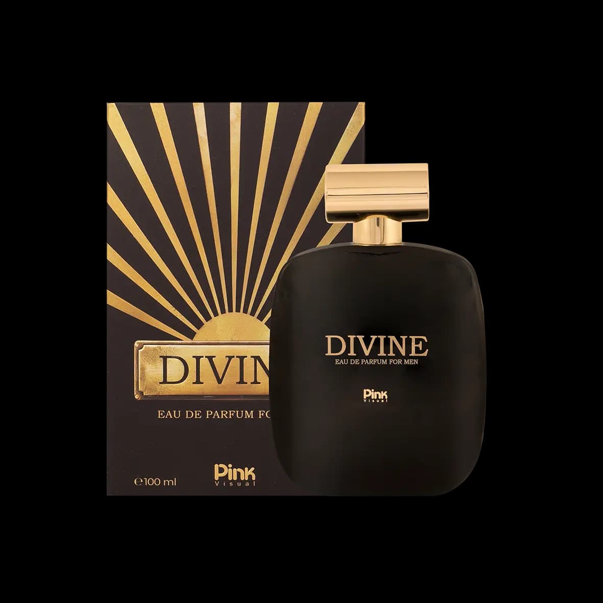 ادوپرفیوم پینک ویژوآل مدل Divine حجم 100 میلی لیتر – رایحه Tom Ford Lost Cherry