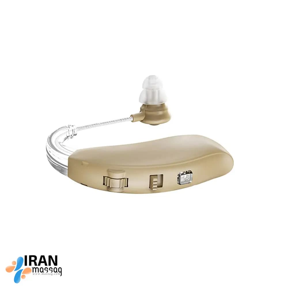 سمعک دو گوش GM-106 با قابلیت کاهش نویز پیشرفته – تجربه شنوایی بی‌نظیر در محیط‌های شلوغ — تصویر ۲