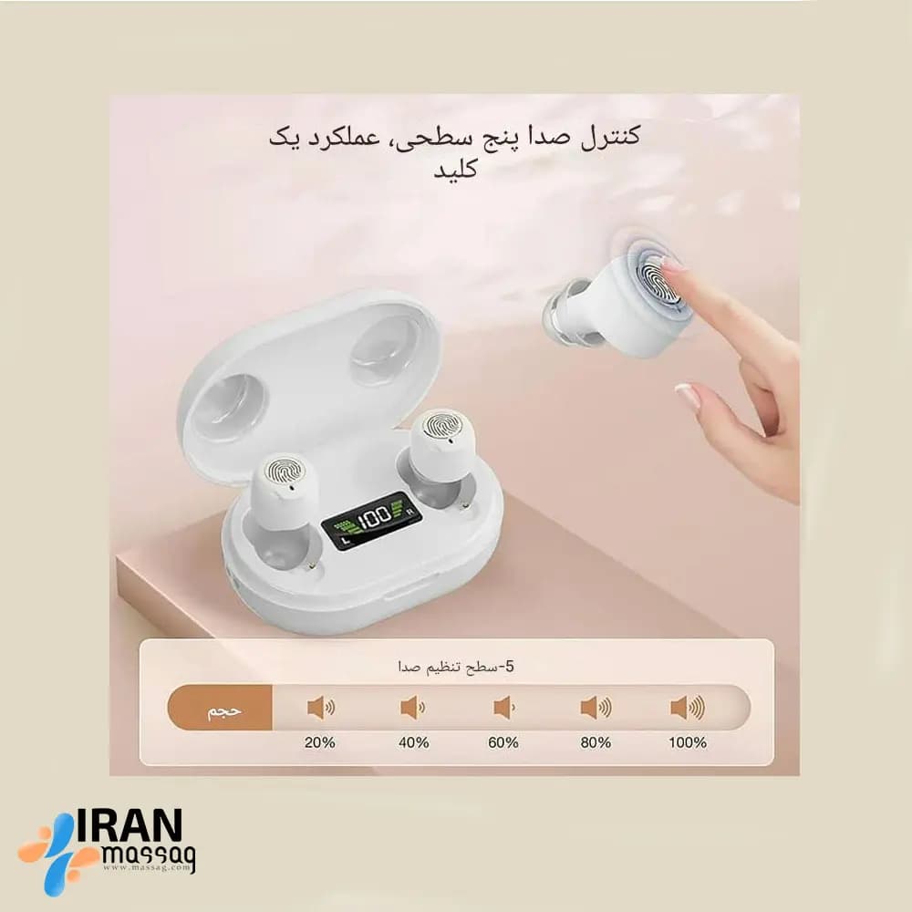 سمعک مدل GM-TL902 | قابلیت کنترل لمسی — تصویر ۳