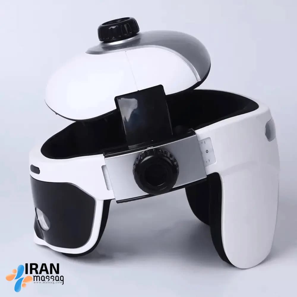 کلاه ماساژور سر هوشمند مدل ZC-608 آیجویر فول سر، گردن و چشم — تصویر ۳