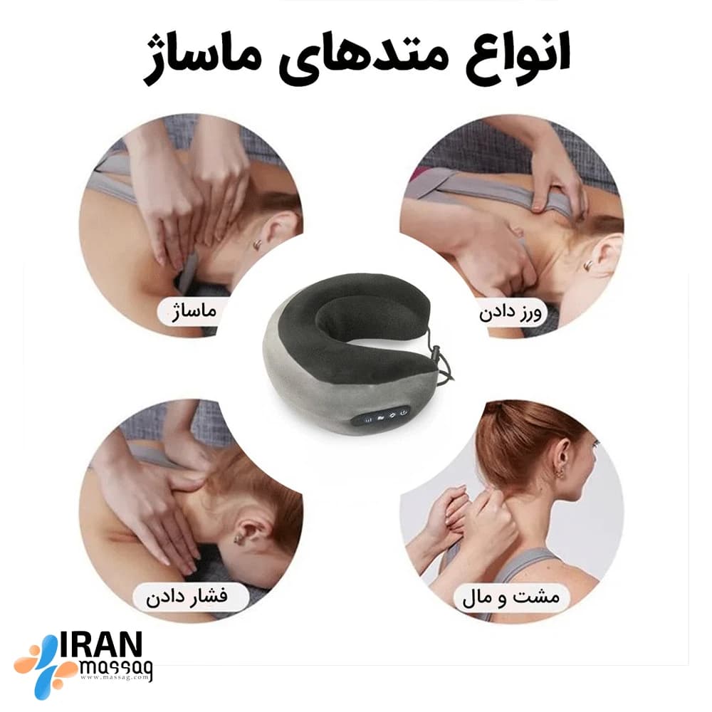 ماساژور گردن و شانه آیجویر مدل 2301: تسکین‌دهنده خستگی با ماساژ شیاتسو — تصویر ۲