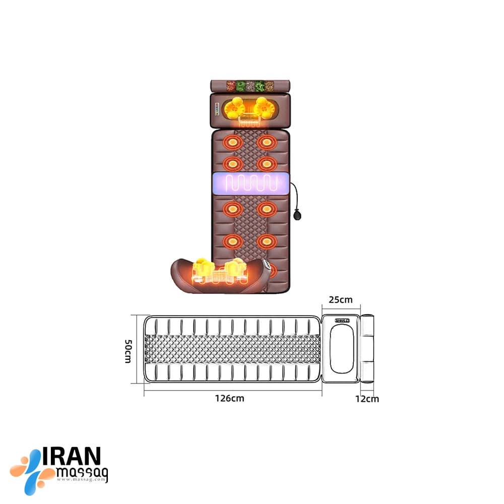 ماساژور تشکی آیجویر مدل C002A-9: خوابی شیرین و آرامشی عمیق — تصویر ۲