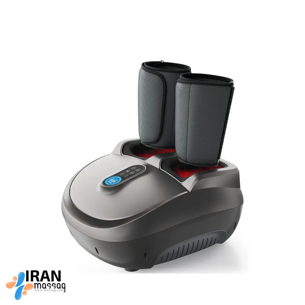 ماساژور پا آیجویر مدل TD001F-11 | ماساژ شیاتسو، فشار هوا و گرمایش حرفه‌ای پا و ساق