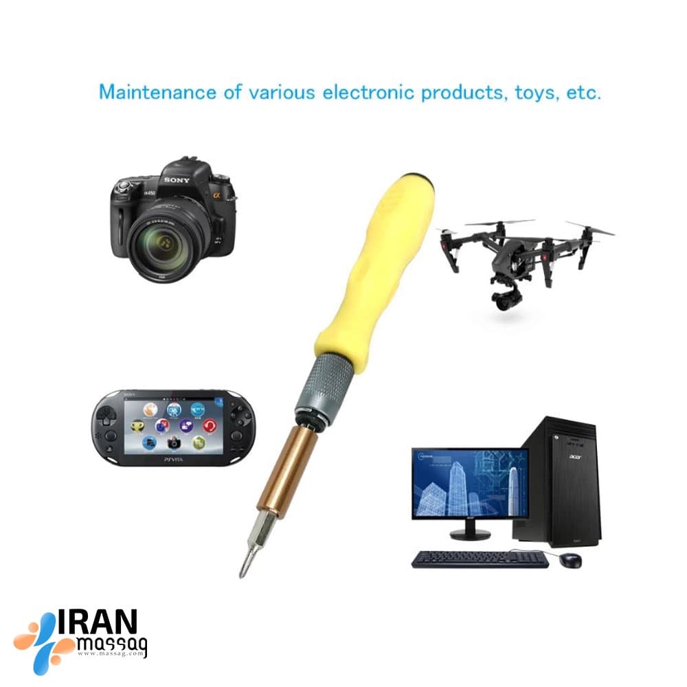ست پیچ‌گوشتی و سرپیچ چندمنظوره مغناطیسی مدل KS‑8132 | مجموعه 32 عددی — تصویر ۲