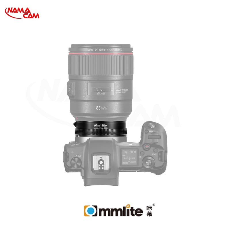 آداپتور تبدیل لنز مانت کانن EF/EF-S به دوربین EOS R/RF – کمیملایت — تصویر ۴
