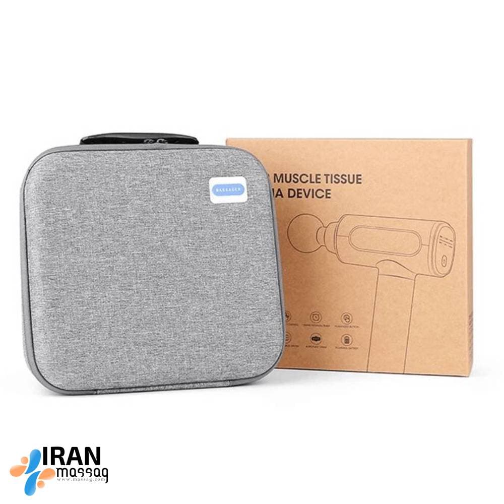 ماساژور تفنگی آیجویر مدل ST-801 | با موتور براشلس، باتری ۶ ساعته و ۶ حالت ماساژ حرفه‌ای — تصویر ۲