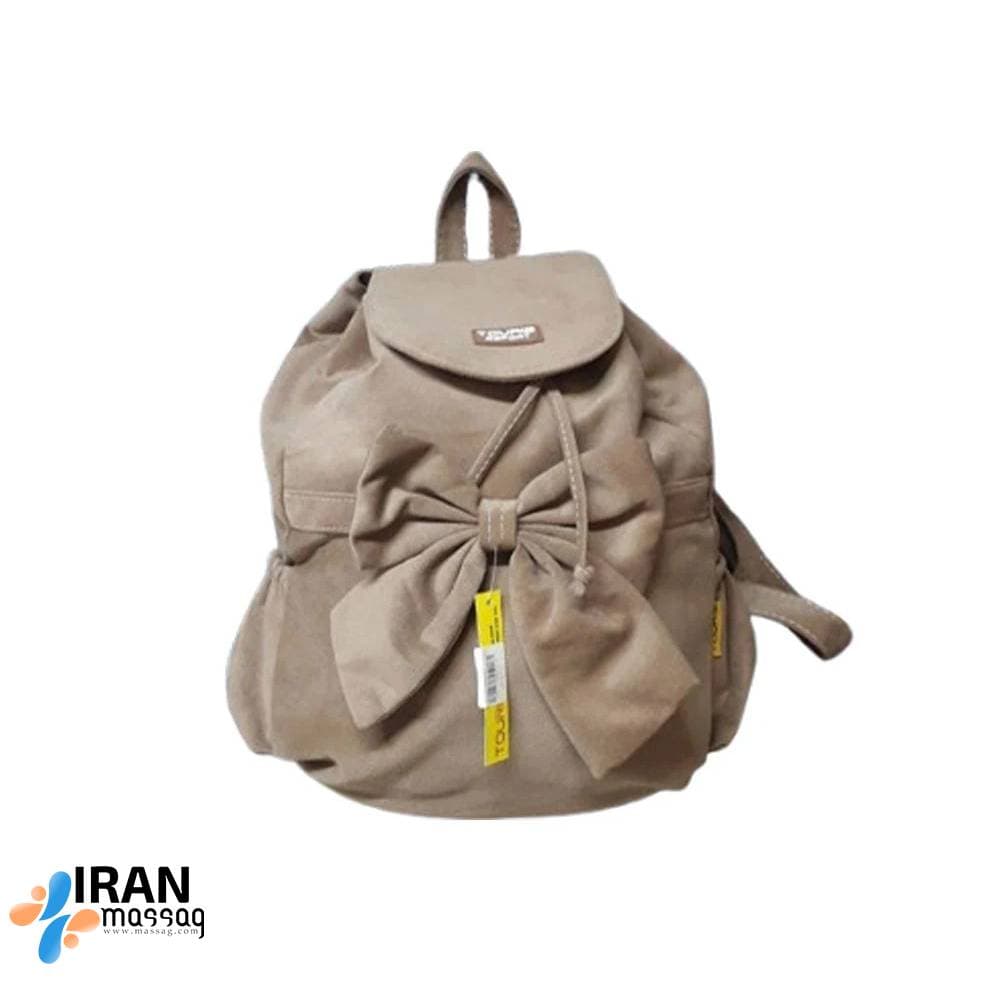 کوله پشتی طرح پاپیونی | جنس مخمل با طراحی شیک
