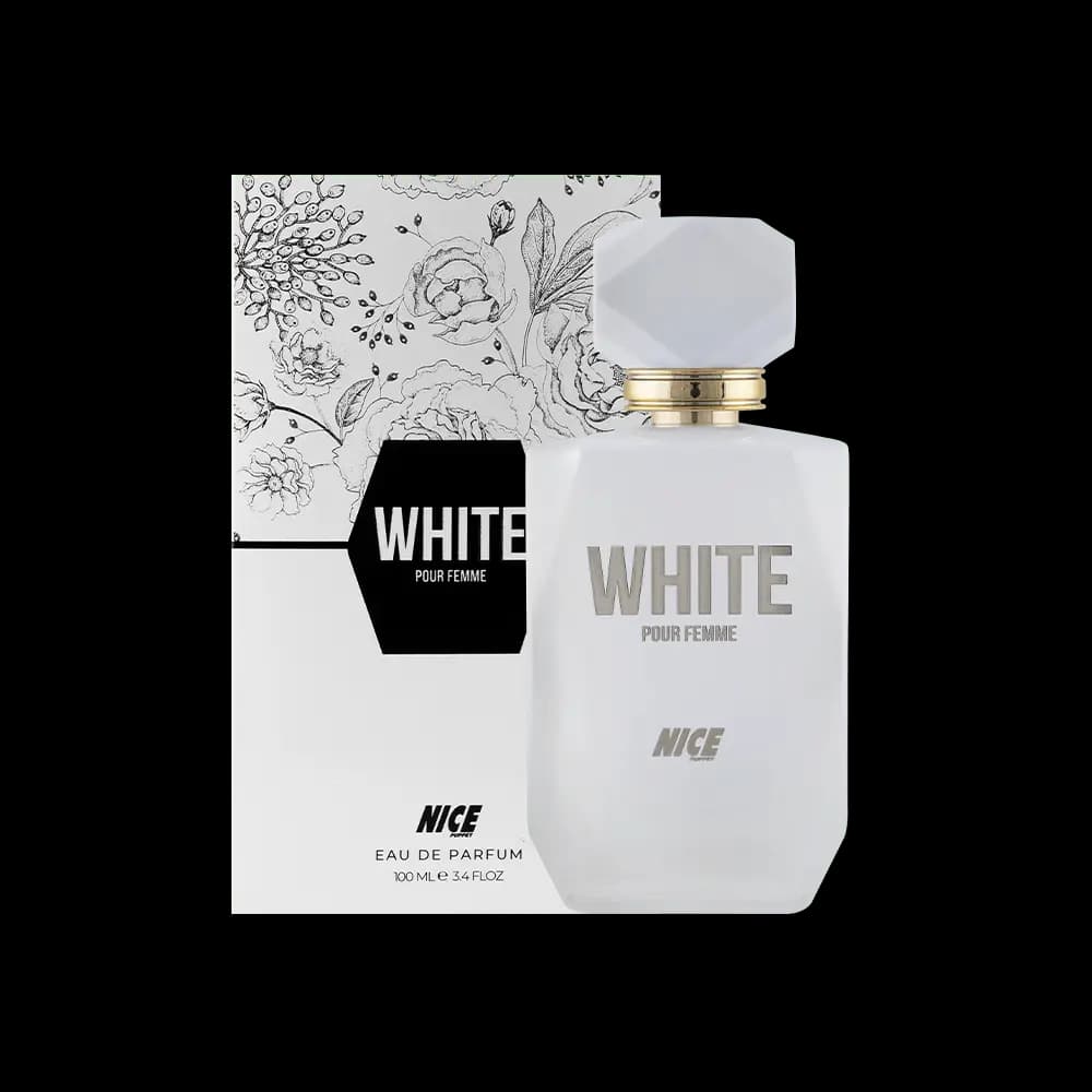 ادوپرفیوم زنانه نایس پاپت مدل White حجم 100 میلی لیتر – رایحه Ajmal Raindrops