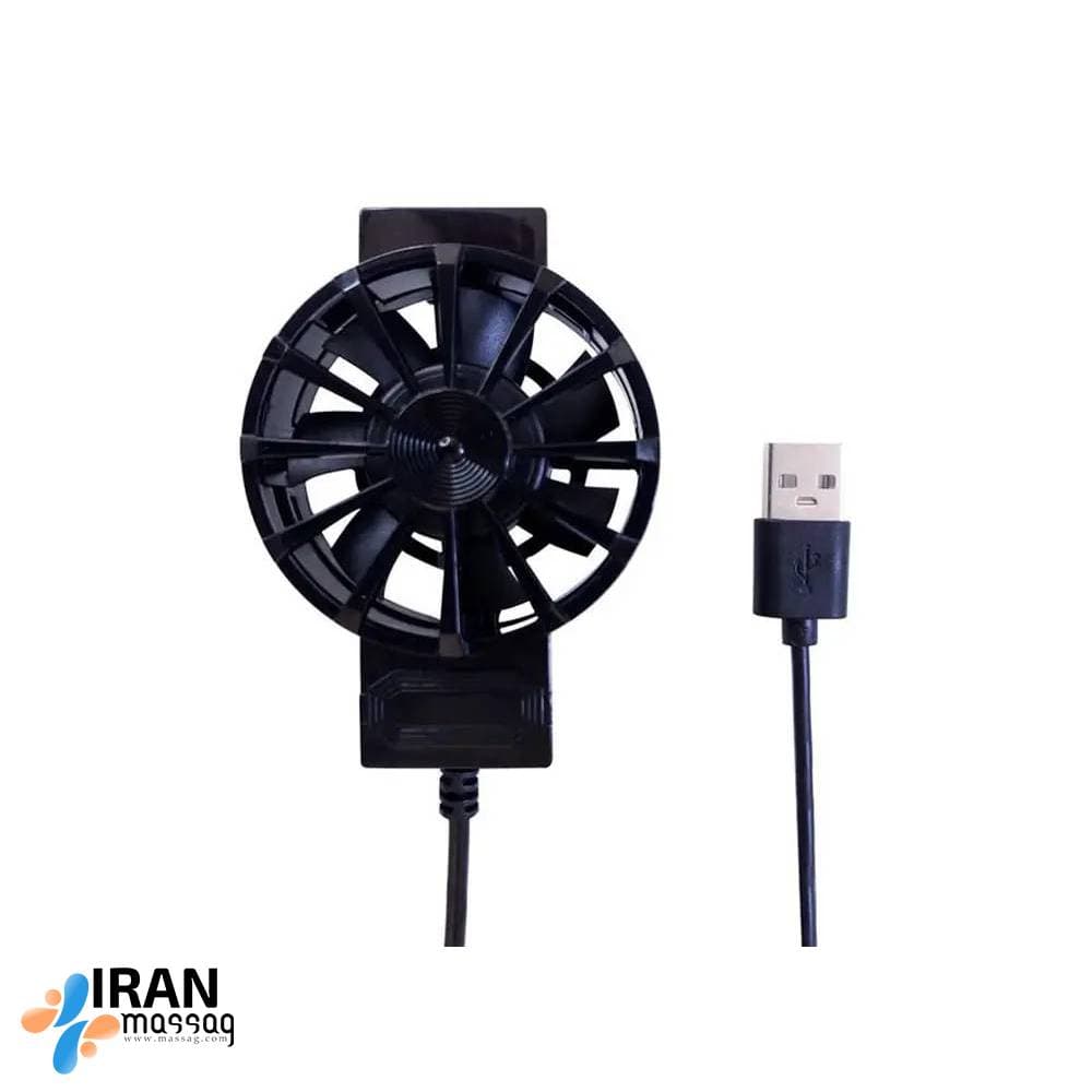 فن خنک‌کننده گوشی مدل X-16 | خنک‌سازی سریع، بی‌صدا و ارگونومیک برای گیمرها — تصویر ۳