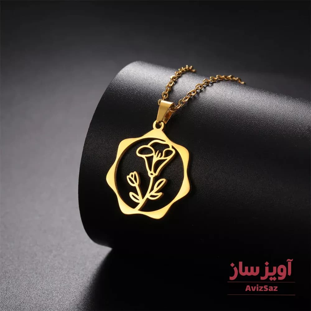 گردنبند گل پیچک (گل صبح) کد 101704