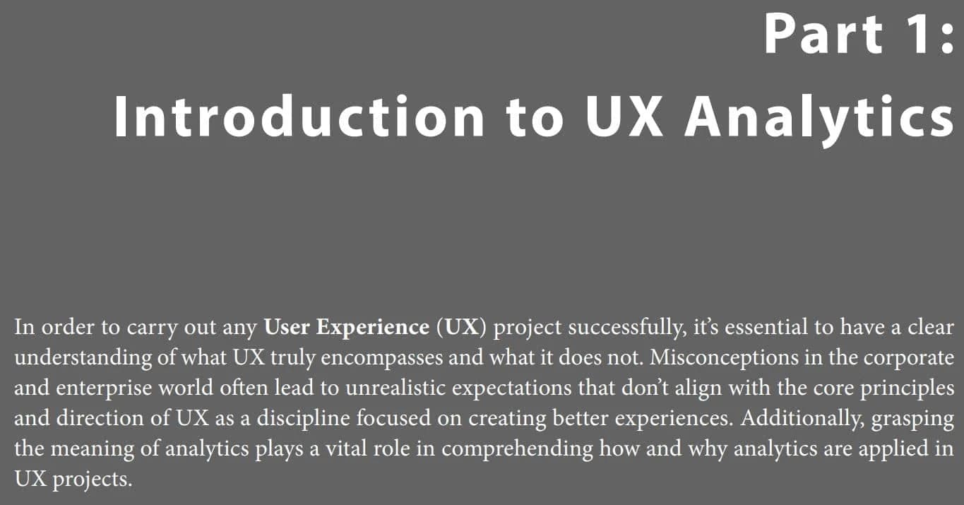 کتاب Unleashing the Power of UX Analytics — تصویر ۲