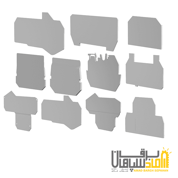درپوش ترمینال ریلی سری جریانی نسل جدید رعد سایز 6 مدل EP-RSTN (بسته 50 عددی)