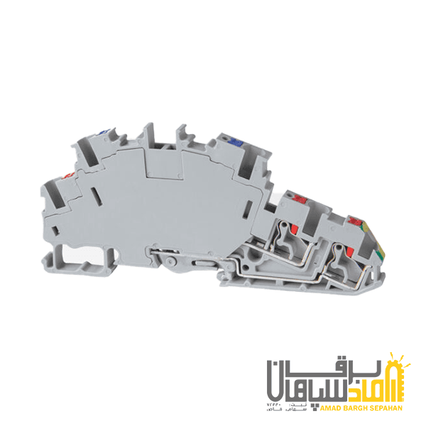 ترمینال ریلی سری فشاری (دو طبقه) رعد سایز 2.5 به همراه ارت مدل RT/PG