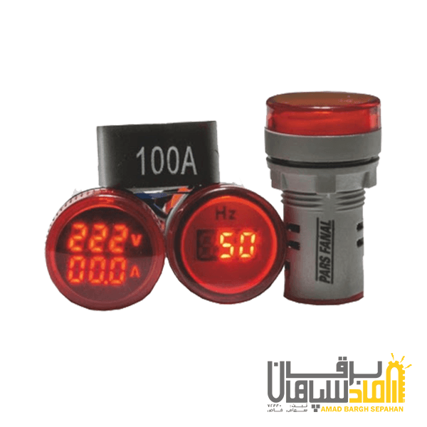 چراغ سيگنال كيلو وات متر پارس فانال PF56-22KWM(26KW/220-45KW/380)VAC