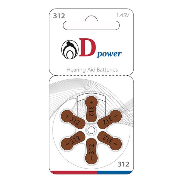 باتری سمعک شماره 312 دی پاور Dpower