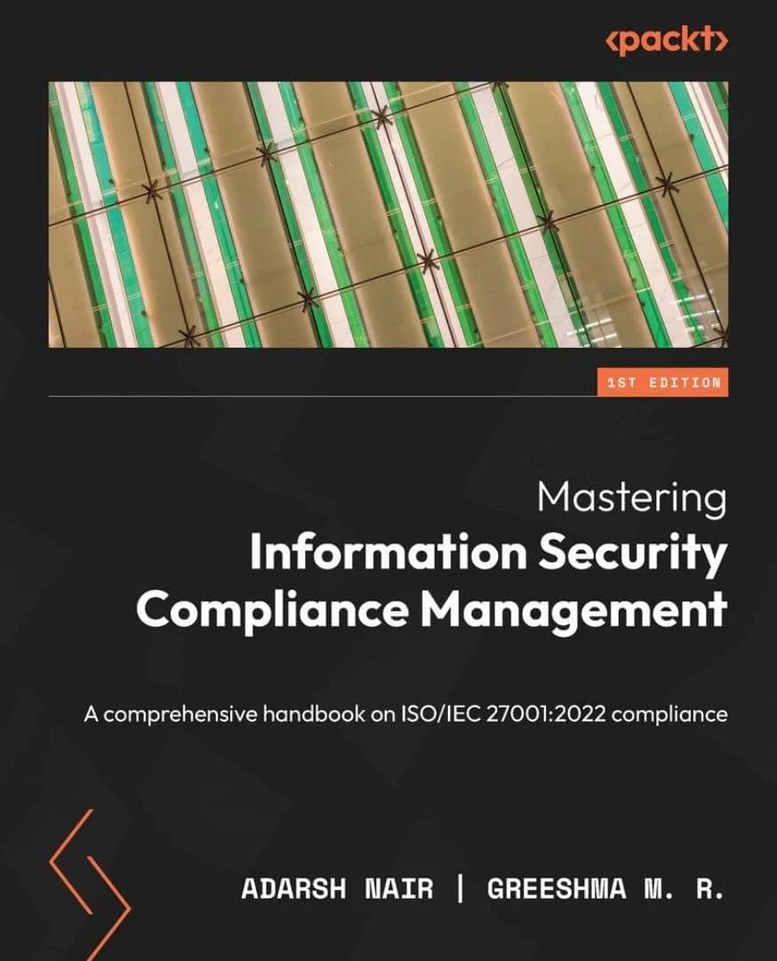 کتاب Mastering Information Security Compliance Management