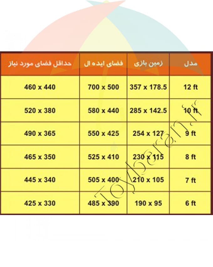 میز بیلیارد 8 بال 7 فوت — تصویر ۳