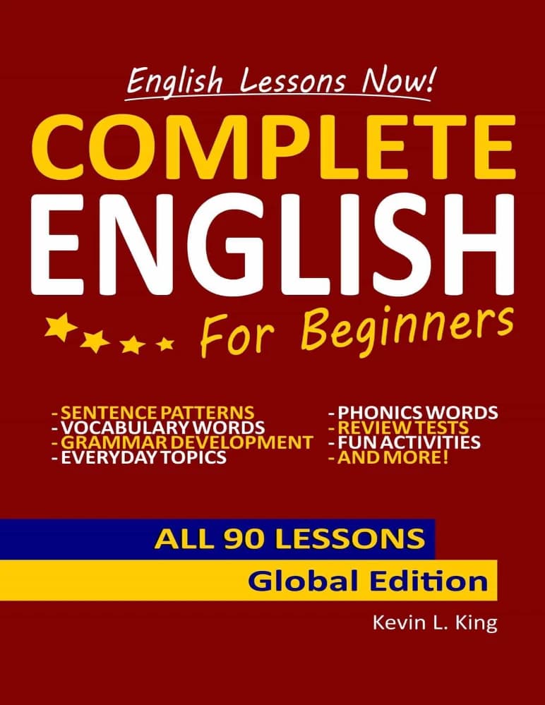 کتاب Complete English for Beginners (آموزش کامل زبان انگلیسی برای مبتدیان: هر ۹۰ درس) نسخه انگلیسی PDF