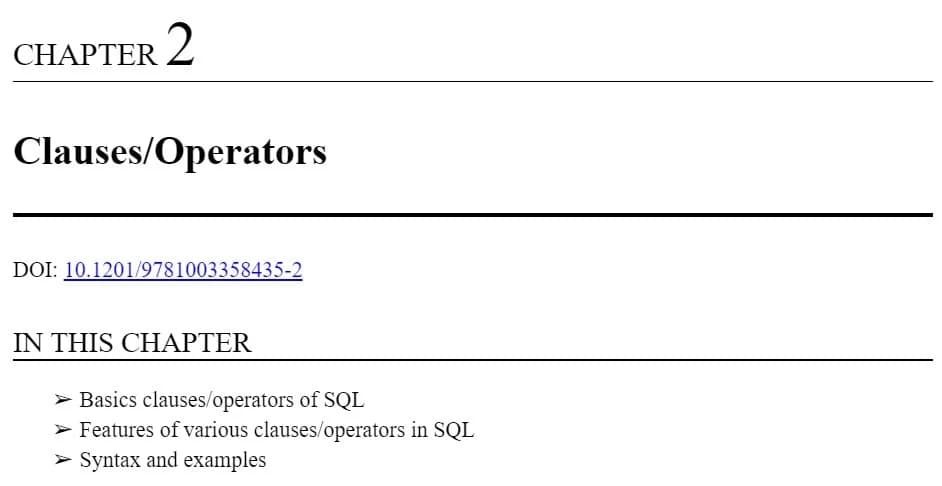 کتاب Mastering SQL — تصویر ۳