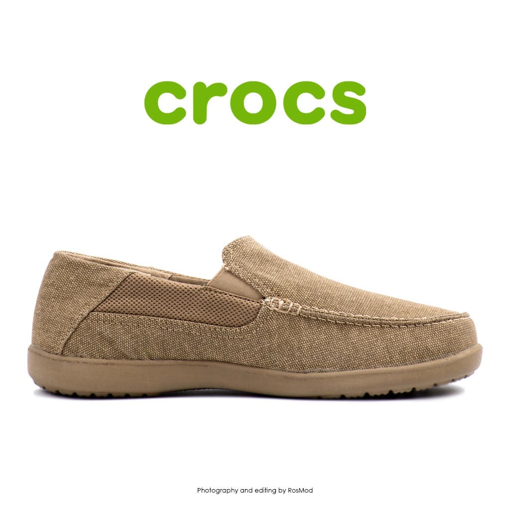 لوفر مردانه کراکس – Crocs Santa Cruz 2 Luxe Khaki — تصویر ۲
