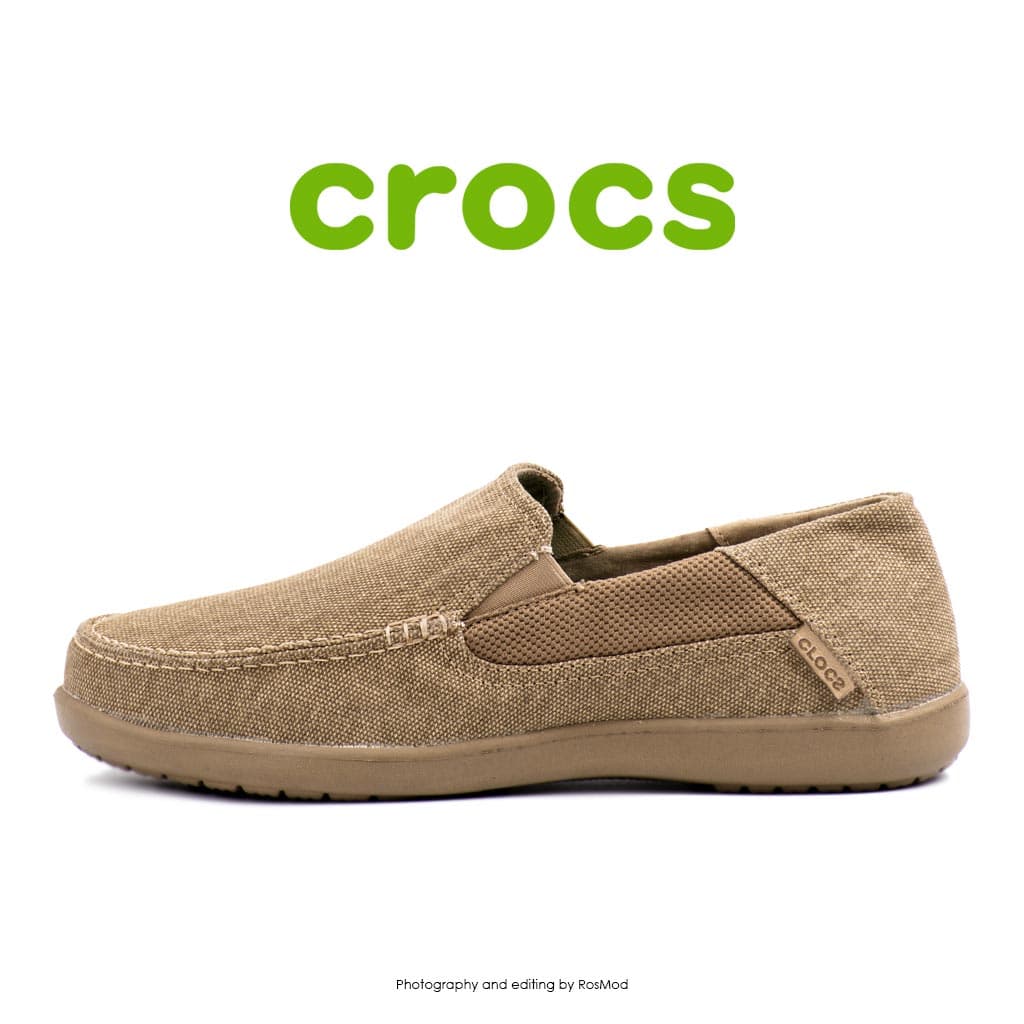لوفر مردانه کراکس – Crocs Santa Cruz 2 Luxe Khaki
