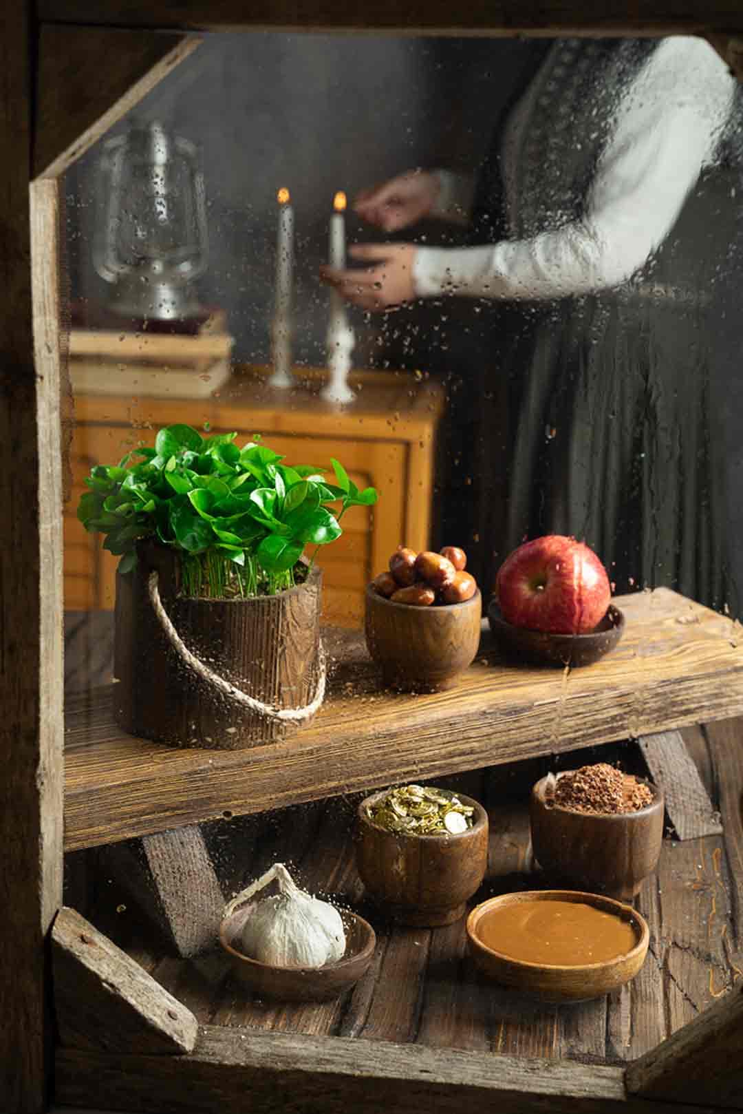 میز سرو چوبی — تصویر ۲