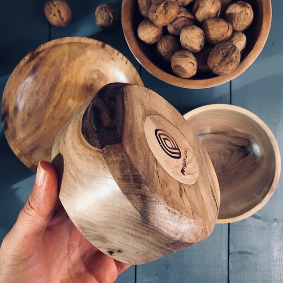 ظرف پذیرایی چوبی کد 847 — تصویر ۴