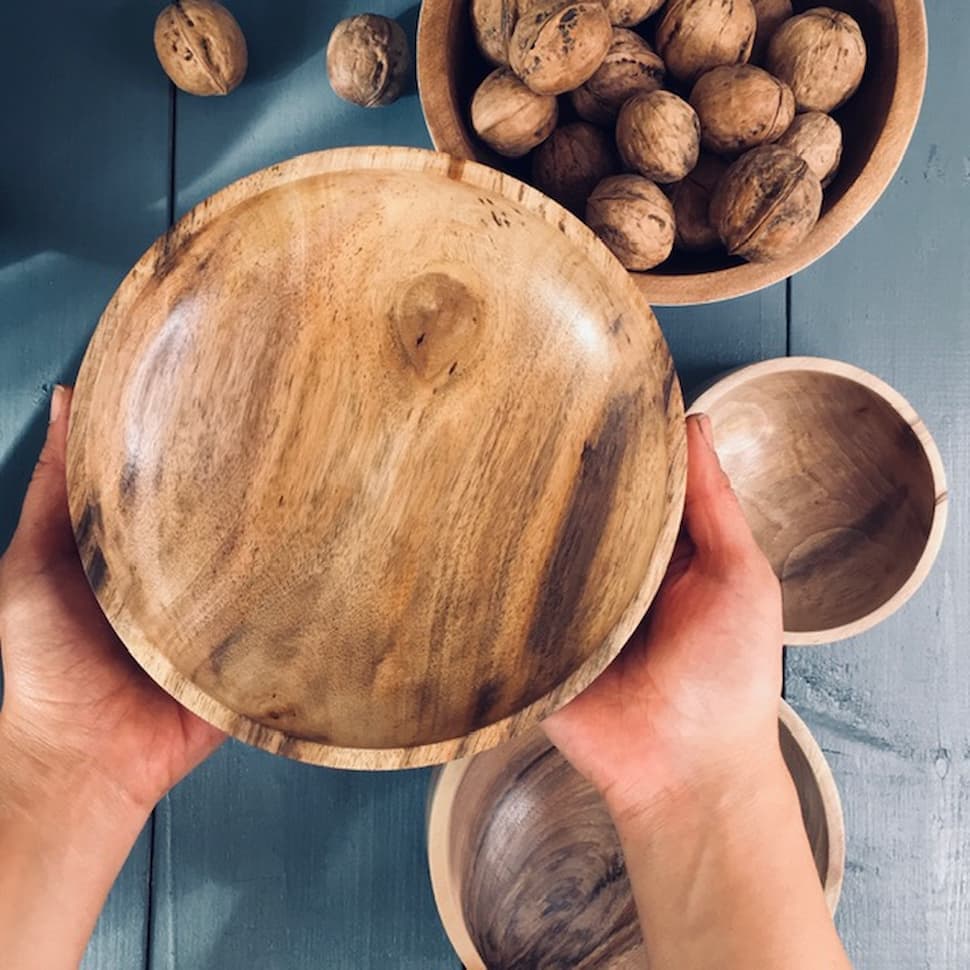 ظرف پذیرایی چوبی کد 847 — تصویر ۳