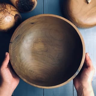 کاسه چوبی کد 560 — تصویر ۳