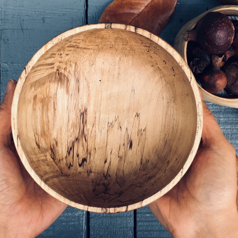 کاسه چوبی کد 544 — تصویر ۲
