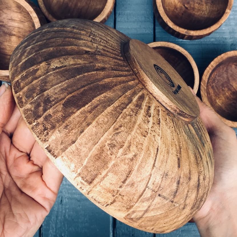 کاسه چوبی کد 543 — تصویر ۵
