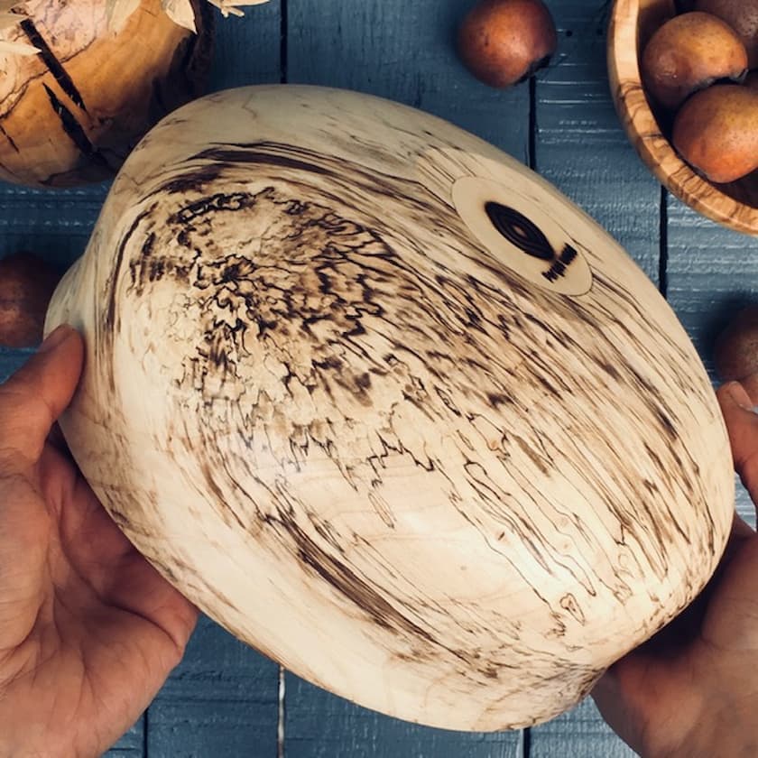 کاسه چوبی کد 530 — تصویر ۴