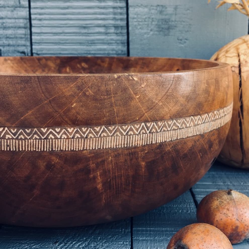 کاسه چوبی کد 531 — تصویر ۲