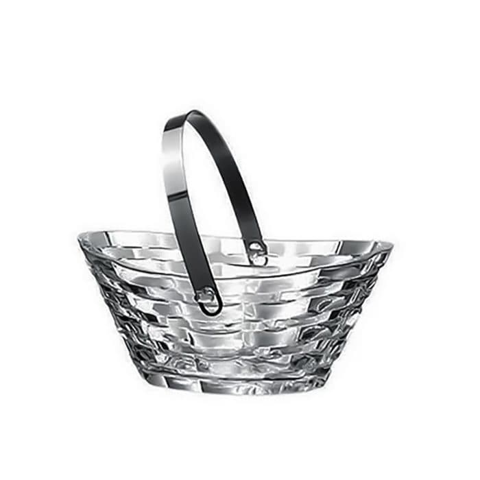 ظرف آجیل و تنقلات دسته دار کریستال Rattan پاشاباغچه