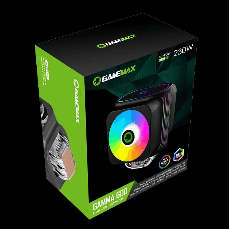 فن خنک کننده پردازنده گیم مکس مدل Gamemax Gamma 600 — تصویر ۸