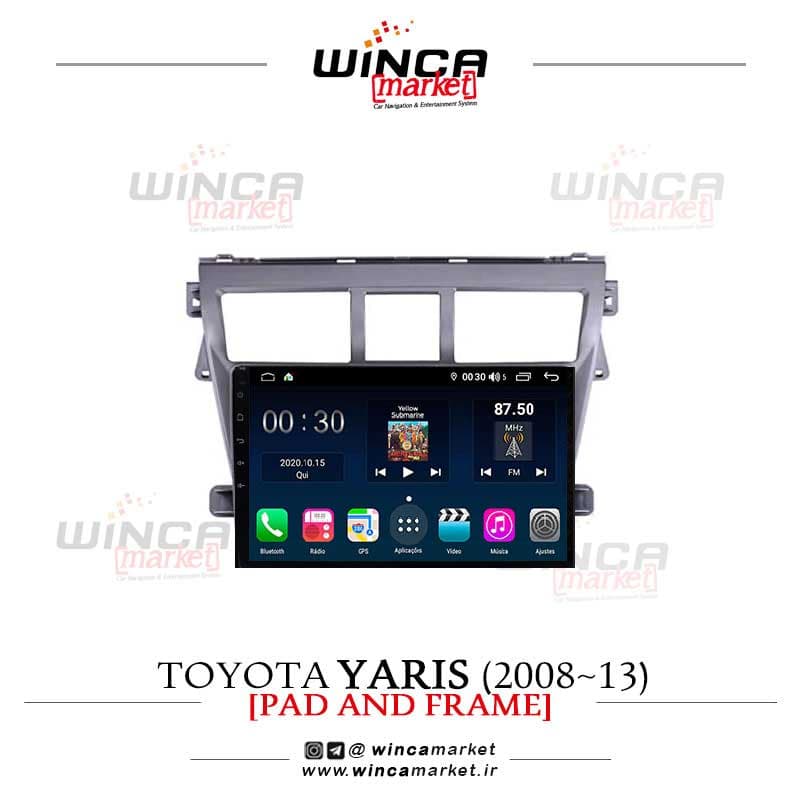 مانیتور اندروید تویوتا یاریس 2008-13 برند وینکا WINCA سری H