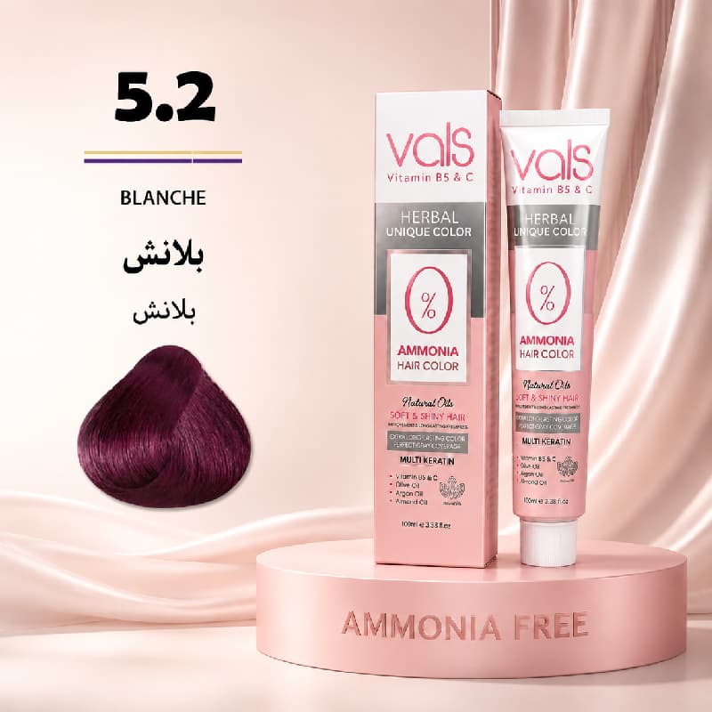 رنگ مو والس 5.2 | بلانش (بدون آمونیاک)