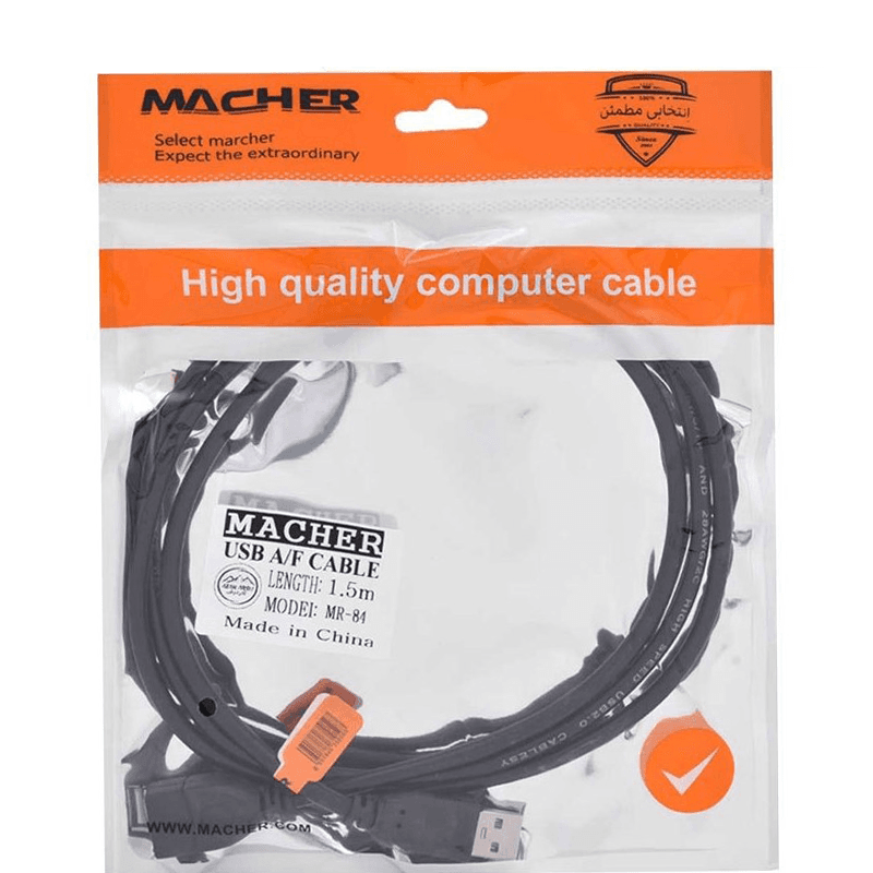 کابل افزایش طول USB مچر مدل MR-84 طول 1.5 متر — تصویر ۴