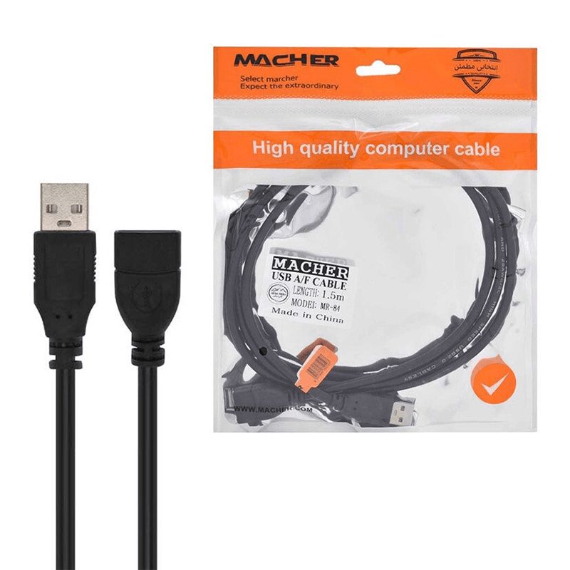 کابل افزایش طول USB مچر مدل MR-84 طول 1.5 متر — تصویر ۵