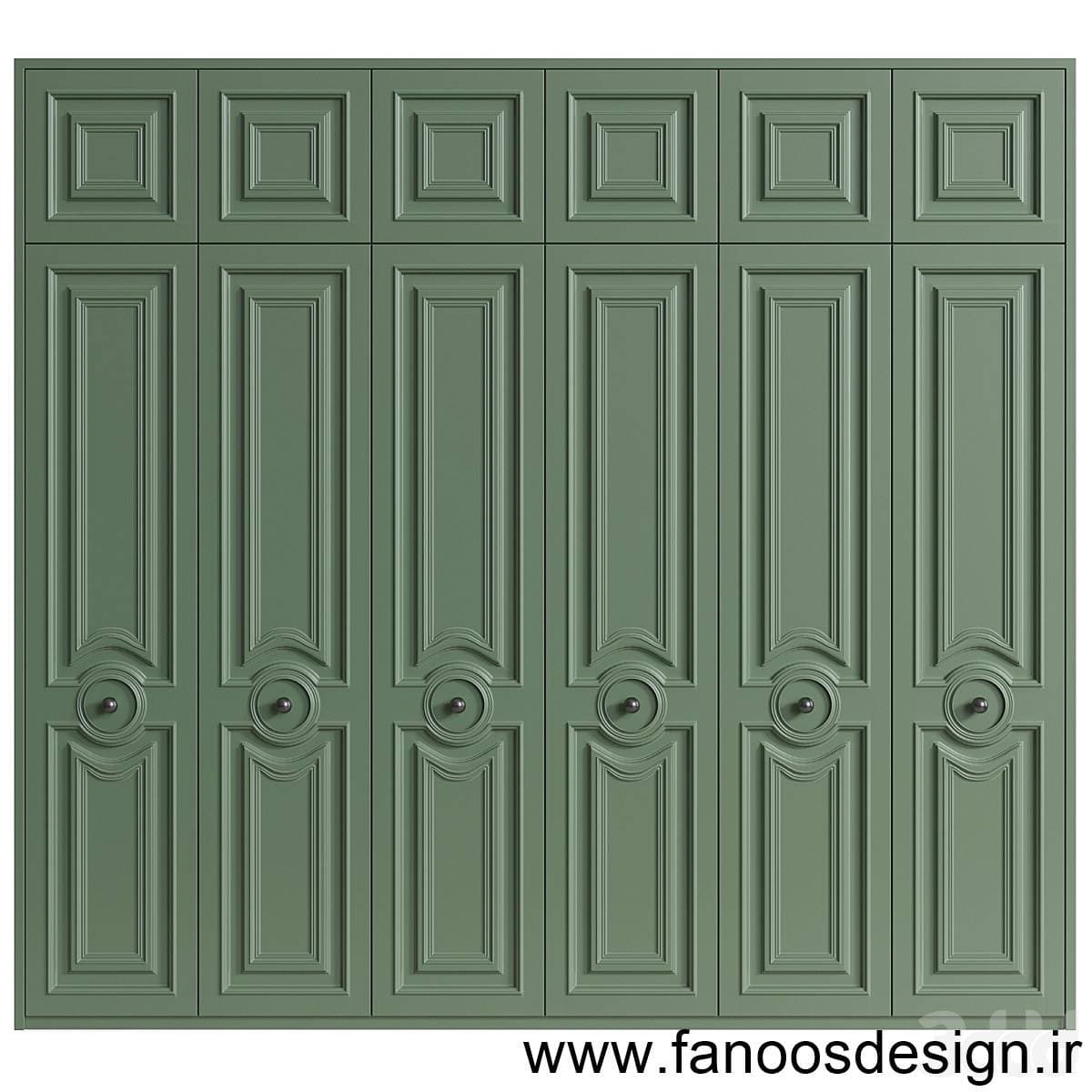 کمد دیواری کلاسیک کد 31049
