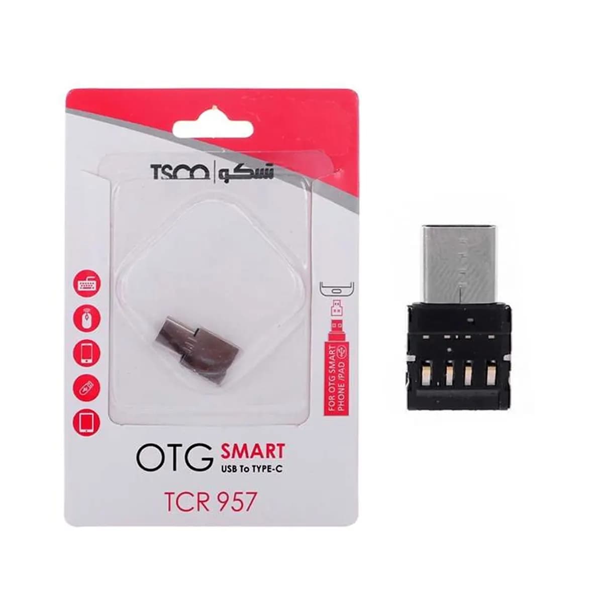 تبدیل OTG تسکو مدل TCR 957 نوع Type C — تصویر ۲