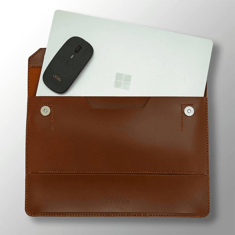 کاور لپ تاپ چرمی ۱۴ اینچی تیوان مدل Laptop Sleeve 2 — تصویر ۲