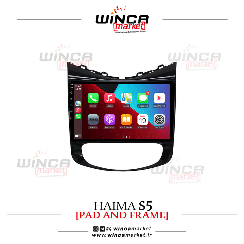 مانیتور هایما اس S5 فابریک اندروید سری M200 اپل کارپلی